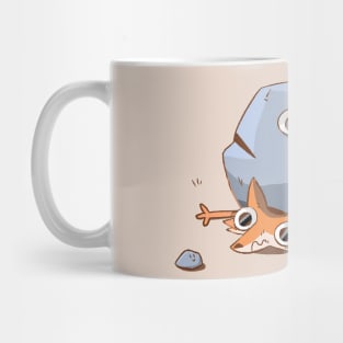 Fox and Rocks Mug